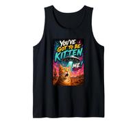 What The Meow Funny Shocked Cat UFO Alien Flying Saucer Canotta