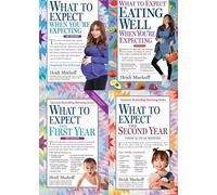 What to Expect 4-book set: First Year/Second Year/What to Expect When You're Expecting/Eating Well When You're Expecting