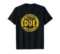 What Up Doe Detroit | Michigan angosciato Maglietta