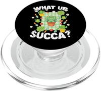What Up Succa Kawaii Succulente Divertente PopSockets PopGrip per MagSafe