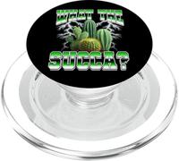 What Up Succa? Pianta grassa di cactus anni '90 stile bootleg PopSockets PopGrip per MagSafe