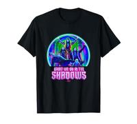What We Do In The Shadows Iconic Group Shot Neon Big Poster Maglietta