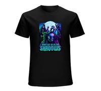 What We Do in The Shadows T Shirt for Men O Neck Cotton T Shirts Short Sleeve Tee Shirt Clothing Black M