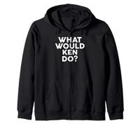 What Would Ken Do? - Maglietta con Nome Felpa con Cappuccio