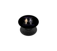 What You See What I Feel Skeleton Fibromyalgia Awareness PopSockets PopGrip Adesivo