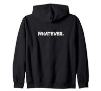 Whatever Funny Sarcastico Bold Distressed Statement Uomini Donne Felpa con Cappuccio