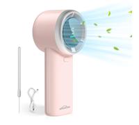 WHATOOK Ventilatore Turbo Portatile Potente: 13500 RPM Raffreddamento Istantaneo