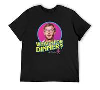 What's for Dinner Jeffrey Dahmer Mugshot True Crime Serial Killer T-Shirt Man's Fashion Black Unisex Tees S