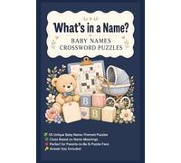 What's In A Name?: Baby Names Crossword Puzzles?