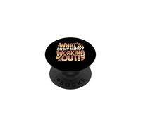 What's On My Mind Working Out Pensieri di fitness - PopSockets PopGrip Adesivo