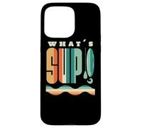 What's SUP Surf Stand Up Paddle Board Vintage Supboard Custodia per iPhone 15 Pro Max
