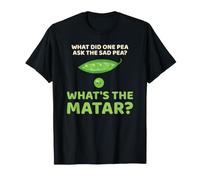 Whats The Matar Urdu Hindi Gioco di Parole Piselli Ridere Maglietta