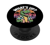 What's Up Dino - Cool Dinosaur Summer Vibes PopSockets PopGrip Adesivo