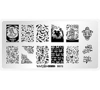 Whats Up Nails - B072 No Clowning Around Stamping Plate for Halloween Nail Art Design