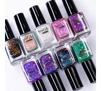 Whats Up Nails - Spooky Spice Collection 9 New polishes (Early Night, Featured Creature, First Dash, Foliage Folie, Goopy Goblin, I Yam Too Much, Leaf Me Out of It, Pinkoween Party, Spicy or Icy)
