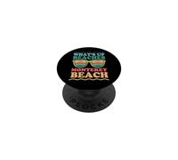 Whats Up Spiagge Monterey Beach California Matching PopSockets PopGrip Adesivo