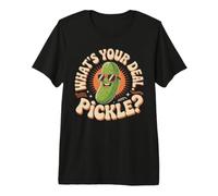 What's Your Deal Pickle Giochi di Parole, risate Maglietta Premium