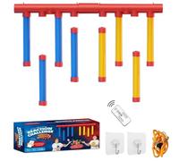 Whatsko 2025 Giocattolo per allenare la reattività, Reflex Drop Sticks Challenge Game, Giocattolo per Migliorare la coordinazione Occhio-Mano per Due Giocatori, 3 Livelli Regolabili con Telecomando