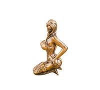 Whbbbj Moderna statuetta in ottone raffigurante una bellezza sexy, statua in miniatura di una donna sexy, splendida statua femminile, miniature di body art, ornamenti da tavolo, decorazioni(B)