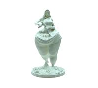 Whbbbj Statua di fitness in resina, statua di uomo e donna di fitness, artigianato del corpo umano, figurine di yoga grasso regalo creativo, scultura del corpo, statua che ricorda di perdere peso(B)