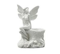 Whbbbj Statua femminile di bellezza seminuda con vaso di fiori, scultura di corpo femminile sexy, vasi di fiori a forma di fata, contenitore for piante delicato, for decorazioni da giardino