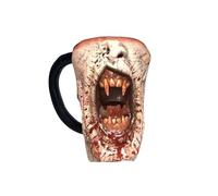 Whbbbj Tazza divertente horror di Halloween, tazza con mezza faccia da vampiro, oggetti di scena for una fotografia, tazza creativa da urlo, tazza da caffè spaventosa e sanguinante, tazza divertente