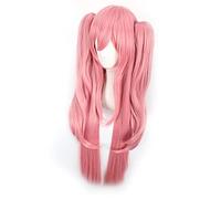 WHBHD 10. 0cm. Seraph of The End Krul Tepes Long Dritto Parrucca Diritta Owari No Synthetic Hair Anime Cosplay Coda di Cavallo Parrucche