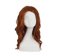 WHBHD 2021 Parrucche for Capelli vedova Nera Cosplay Lungo Parrucca riccia for Le Donne Costume Natasha Romanoff Gioco di Ruolo