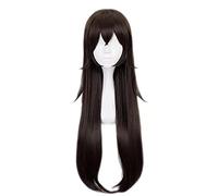 WHBHD 2022 Amber Genshin Impact Cosplay Donne Girls Girls 80 cm Parrucca Brown Cosplay Anime Cosplay Parrucche in Treccia Treccia Parrucche Sintetiche Resistenti al Calore Halloween