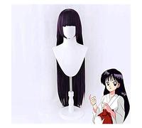WHBHD 2022 Anime Sailor Moon Mars Hino REI Purple Long Wig Costume Cosplay 10 0cm. Parrucche Sintetiche Resistenti al Calore delle Donne del Partito