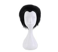 WHBHD 2022 Anime. Yuri !!! su Ghiaccio Katsuki Yuuri Breve Black Black Back Torna Resistente al Calore Capelli Sintetici Katsuki Yuri Costume Cosplay Parrucca