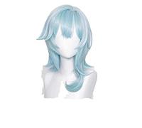 WHBHD 2022 Genshin Impact EULA Cosplay Parrucca Simulata Simulata Resistente al Calore Resistente al Calore Filato Sintetico Pre Styled Parrucche Professional Ruolo Playing Halloween
