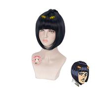 WHBHD 2022 JoJo. Bizarre Adventure Golden Wind Bruno Buccusati Parrucca Cosplay Costume Cosplay Resistente al Calore Capelli Sintetici Donne Donne Parrucche Cosplay