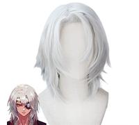 WHBHD Accessorio Cosplay Anime Demon Slayer: Kimetsu No Yaiba Cosplay Lungo Capelli Ricci Parrucca Sintetica Oro Marrone Gradiente Rosso Corto Parrucca Capelli Liscia