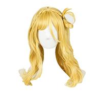 WHBHD AMA vivi! Luce del Sole! Mari Ohara Parrucche Cosplay Long Blonde Cosplay Resistente al Calore Resistente al Calore Parrucca + Tappo della Parrucca