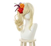 WHBHD AMA vivi PDP. Ai Miyashita Parrucca Cosplay LoveLive Perfect Dream Project Cosplay Ponytail Blonde Parrucca Sintetica