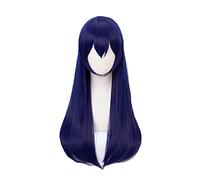 WHBHD Amore Live Sonoda UMI Lungo Cosplay Parrucche LoveLive Cosplay Dark Blue Wig Capelli Sintetici Resistenti al Calore