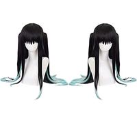 WHBHD Anime Cosplay Parrucche Demoni Slayer Tokitou Muichirou Lungo Capelli Dritti Tigre Clip Parrucca Cosplay Parrucche Parrucche + Tappo della Parrucca.