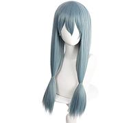 WHBHD Anime Jujutsu Kaisen Mahito Lunghi Capelli Blu Donne Jujutsu Kaisen Cosplay Parrucca + Parrucca cap Synthetic Halloween Party Props