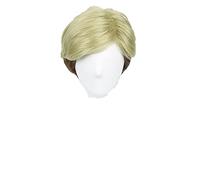 WHBHD Attacco su Titan Erwin Smith Parrucche Cosplay Breve Bionda Brown Ombre Resistente al Calore Capelli Sintetici Capelli Sintetici + Cappuccio Parrucca