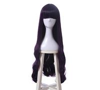 WHBHD Cardcaptor Sakura daidouji tomoyo Parrucche Cosplay 80cm Viola Resistente al Calore Resistente ai Capelli Sintetici perucas Parrucca Cosplay
