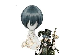 WHBHD Ciel Phantomhive Cosplay Black Butler Cosplay CIE Corta Parrucca Corta Cosplay Anime Cosplay Resistente al Calore Parrucche Sintetiche