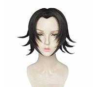 WHBHD Cosnoble Norton Campbell Wig Game Identity V Cosplay Brevi Capelli Neri