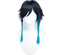 WHBHD Dokidoki Gioco Genshin Impact Cosplay Halloween Cosplay Venti Parrucca Genshin Impact Venti Parrucca Capelli Cosplay