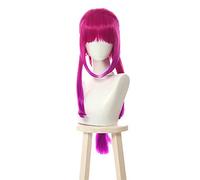 WHBHD Elderwood Ahri Parrucche Cosplay Le Parrucche Lunghe Miste Miste Caldi Rosa Gradiente Parrucca Resistente al Calore Resistente ai Capelli Sintetici perucas