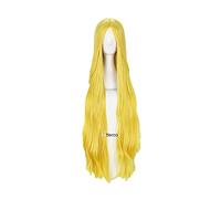 WHBHD Elizabeth Smith Princess Zelda Parrucche Cosplay Long Golden Blonde Capelli di Capelli Sintetici Resistenti al Calore + Cappuccio Parrucca