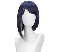 WHBHD Game Anime Genshin Impact Kujou Sara Cosplay Parrucca 30 cm Parrucca Corta I Capelli Sintetici Resistenti al Calore