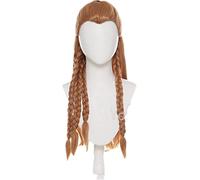 WHBHD Game Genshin Antoy Aloy Aloy Brown Trecce Lunghe Parrucca Cosplay Costume Cosplay Resistente al Calore Capelli Sintetici Parrucche Donne Parrucche di Halloween Paly