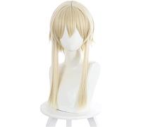 WHBHD Game Genshin Impact Lumine Cosplay Parrucca Cosplay Resistente al Calore Capelli Sintetici Carnival Halloween Party Puntelli