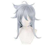 WHBHD Game Genshin Impact Razor Cosplay Parrucca Lungo Argentato Grigio Uomo Parrucche Resistenti al Calore Capelli Sintetici Halloween